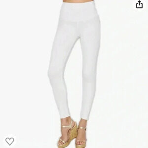 Yummie White Signature Waistband Denim Legging New With Tag Size M